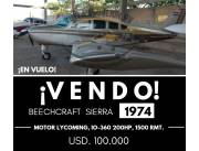 VENDO BEECH AIRCRAFT B24R - SIERRA IMPECABLE.