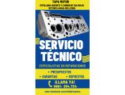 SERVICIOS DE REPARACION INTEGRAL A TAPA MOTOR