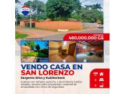 Vendo casa en San Lorenzo ideal para inversion