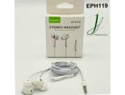 Experimenta la comodidad y calidad con los Auriculares con Gomita Ecopower EP-H119