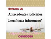 ANTECEDENTES JUDICIALES, CONSULTA A INFORMCONF