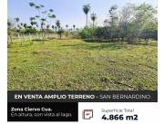 Vendo Amplio Terreno en San Bernardino - Zona Ciervo Cua 4.866 mts2
