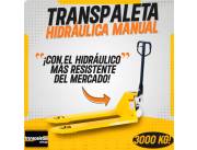 Zorra hidráulica manual/ Transpaleta manual/ montacarga manual