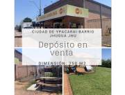 Vendo Deposito en la ciudad de Ypacarai 750 m2 sobre ruta II