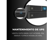 MANTENIMIENTO DE UPS VERTIV GXTRT-1000IRT2UXL ONLINE 900W 230V