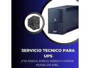 SERVICIO TECNICO PARA UPS FTX 220V FTX-5106CW 600 VA/360W NEMA