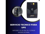 SERVICIO TECNICO PARA UPS 110V 1000VA 500W INFOSEC X1 L.INTERACTIVA BRA