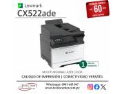 Impresora Multifuncional Láser Color Lexmark CX522ade. Adquirila en cuotas!