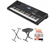 Yamaha PSR-E473 61-Key Touch-Sensitive Portable Keyboard Value Kit with Stand and Bench