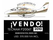 VENDO AVION TECNAM P2006T AÑO 2010