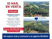 Terreno en Presidente Franco 10 hectareas
