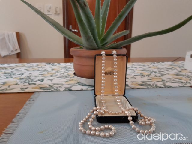 Arte - Antigüedades - Hermoso collar de Perlas Cultivadas .