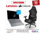 Combo Notebook Lenovo Ideapad Slim 3 Intel Core i3 + Silla Corsair TC100 Relaxed