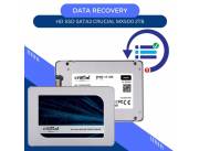 DATA RECOVERY HD SSD SATA3 2TB CRUCIAL MX500 CT2000MX500SSD1