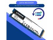 DATA RECOVERY HD SSD M.2 PCIE 2TB KINGSTON NV1 NVME SNVS/2000G 2100/1700