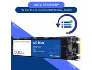 DATA RECOVERY HD SSD M.2 SATA3 500GB WD SA510 WDS500G3B0B BLUE