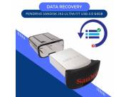 DATA RECOVERY PENDRIVE SANDISK Z43 64GB ULTRA FIT USB 3.0