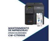 MANTENIMIENTO DE IMPRESORA EPSON CW-C7500GE COLORWORKS W/SOFT