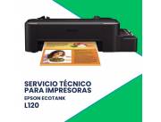 SERVICIO TÉCNICO PARA IMPRESORAS EPSON L 120 SF