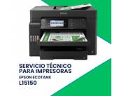 SERVICIO TÉCNICO PARA IMPRESORAS EPSON L 15150 MULTIFUNCION/FAX WIR/RED/A3