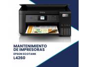 MANTENIMIENTO DE IMPRESORA EPSON L4260 ECO TANK IMP/COP/SCA/USB/WIFI/BIVOLT CAB/USB