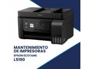 MANTENIMIENTO DE IMPRESORA EPSON L5190 ECO TANK IMP/COP/SCA/FAX/RED/ADF/WIFI/BIVOLT