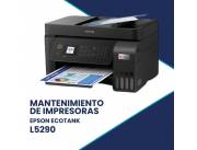 MANTENIMIENTO DE IMPRESORA EPSON L5290 ECO TANK IMP/COP/SCA/FAX/USB/WIFI/BIVOLT/RED/CA