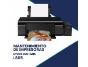MANTENIMIENTO DE IMPRESORA EPSON L805 ECO TANK IMP CD/DVD/USB/WIFI 220V