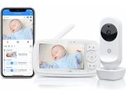 Cámara para bebé, con monitor y app desde el teléfono.