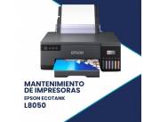 MANTENIMIENTO DE IMPRESORA EPSON L8050 ECO TANK IMP/CD/DVD/TARJ/USB/WIFI/BIVOLT