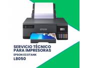 SERVICIO TÉCNICO PARA IMPRESORAS EPSON L8050 ECO TANK IMP/CD/DVD/TARJ/USB/WIFI/BIVOLT
