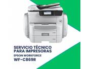 SERVICIO TÉCNICO PARA IMPRESORAS EPSON WF-C869R WORKFORCE PRO