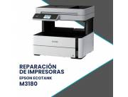REPARACIÓN DE IMPRESORAS EPSON M3180 ECO TANK IMP/COP/SCA/USB/WIFI/RED/BIVOLT CAB/USB