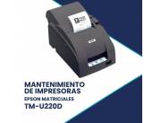 MANTENIMIENTO DE IMPRESORA EPSON TM-U220 D USB