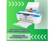 SERVICIO TÉCNICO PARA IMPRESORAS HP DESKJET INK ADVANTAGE 3775 W MULTIFUNCION