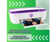 SERVICIO TÉCNICO PARA IMPRESORAS HP DESKJET INK ADVANTAGE 3787 W MULTIFUNCION