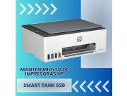 MANTENIMIENTO DE IMPRESORA HP SMART TANK 520 IMP/COP/SCA/USB/BIVOLT