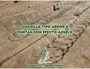 Cuchilla tipo Arpon 8 puntas con Efecto Azuelo