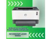 SERVICIO TÉCNICO PARA IMPRESORAS HP LASER 1000A NEVERSTOP SF