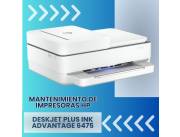MANTENIMIENTO DE IMPRESORA HP DJ 6475 IMP/COP/SCA/USB/WIFI/BIVOLT BLANCO