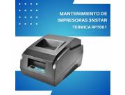 MANTENIMIENTO DE IMPRESORA 3NSTAR TERMI RECIBOS 2'' RPT001 USB