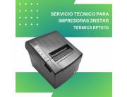 SERVICIO TÉCNICO PARA IMPRESORAS 3NSTAR TERMI RECIBOS 3'' RPT010 USB/SERIAL/RED