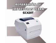 REPARACIÓN DE IMPRESORAS ZEBRA GC420T 203DPI/PAR/SER/USB/8MB TRANS TERM