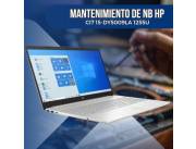 MANTENIMIENTO DE NOTEBOOK HP CI7 15-DY5009LA 1255U