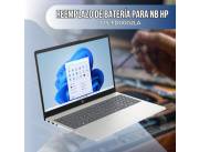 REEMPLAZO DE BATERÍA PARA NOTEBOOK HP I3 15-FD0002LA