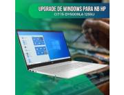 UPGRADE DE WINDOWS PARA NOTEBOOK HP CI7 15-DY5009LA 1255U