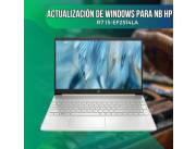 ACTUALIZACIÓN DE WINDOWS PARA NOTEBOOK HP R7 15-EF2514LA