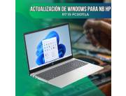 ACTUALIZACIÓN DE WINDOWS PARA NOTEBOOK HP R7 15-FC0011LA
