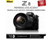 Cámara Nikon Z8 Kit 24-120mm. Adquirila en cuotas!