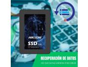 RECUPERACIÓN DE DATOS HD SSD SATA3 128GB HIKSEMI E100 HS-SSD-E100 128G 560/480